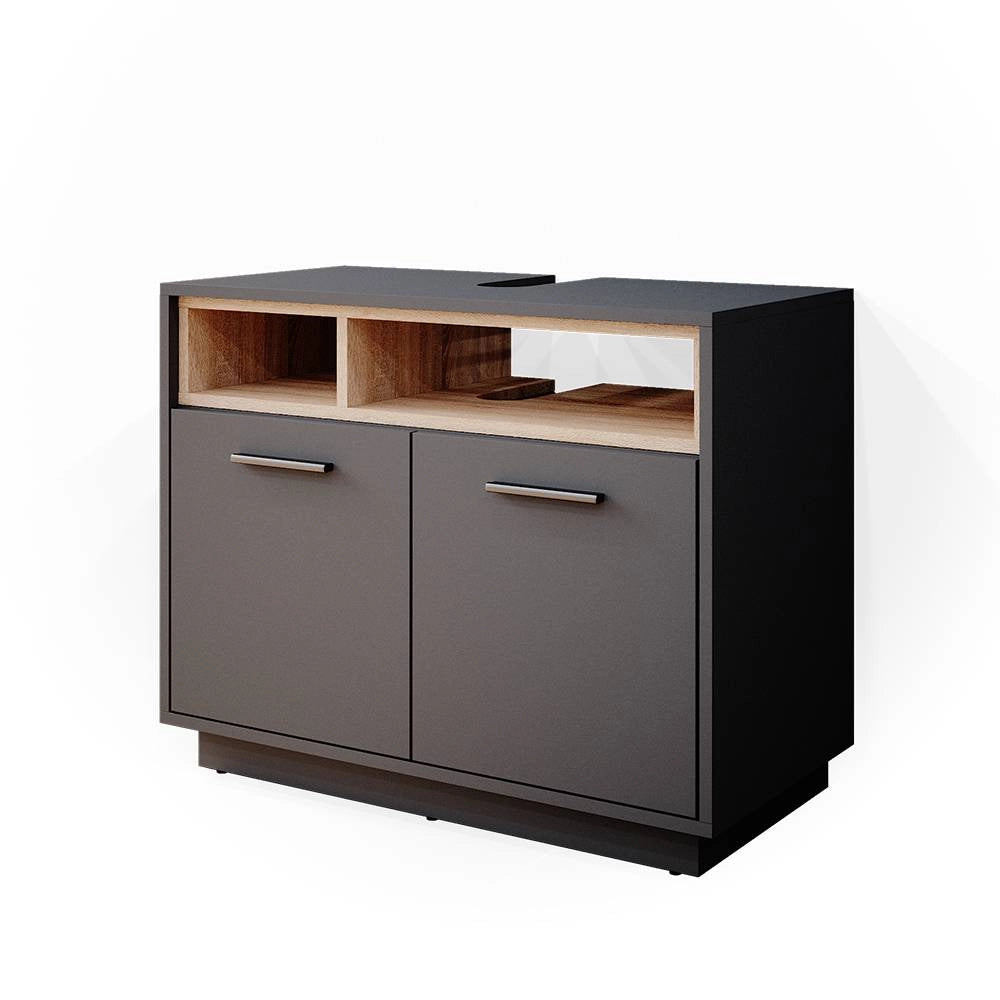 Vicco Mobile sottolavabo per bagno Antracite 80 x 64 cm