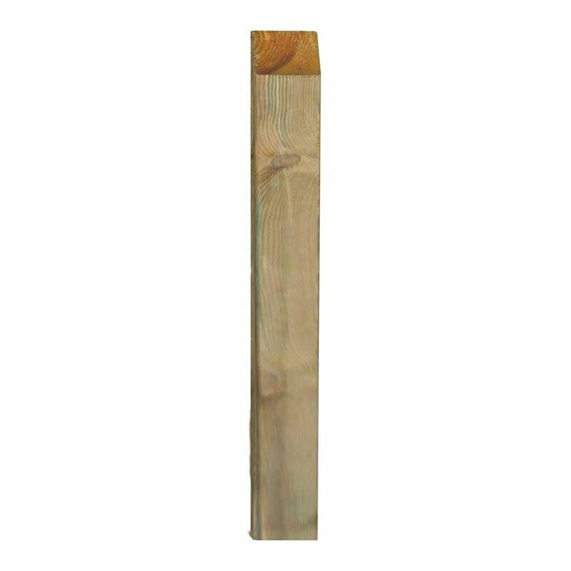PALO RETTANGOLARE PZ.4 CM.4X9,0X300H IN LEGNO DI PINO IMPREGNATO