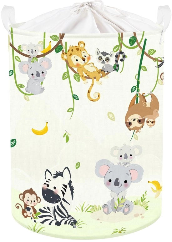Cestello Animale Opvougbile Cassetto di Stoccaggio per Bambini con Maniglia, 36 * 45 cm