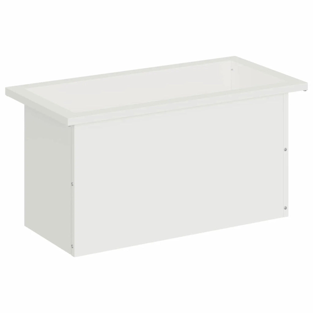 Fioriera da giardino con LED Bianco 30 x 60 x 30 cm Acciaio 8008086