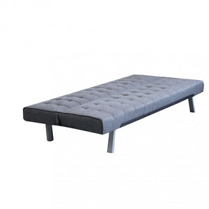 Divano Letto Barry 178x80x71 cm in Tessuto Grigio scuro