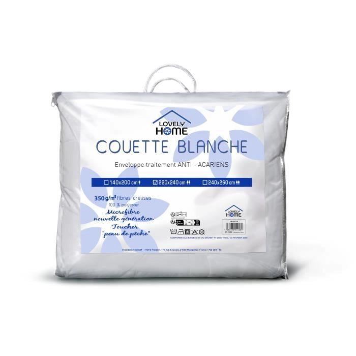 Piumino 350g antiacaro 220