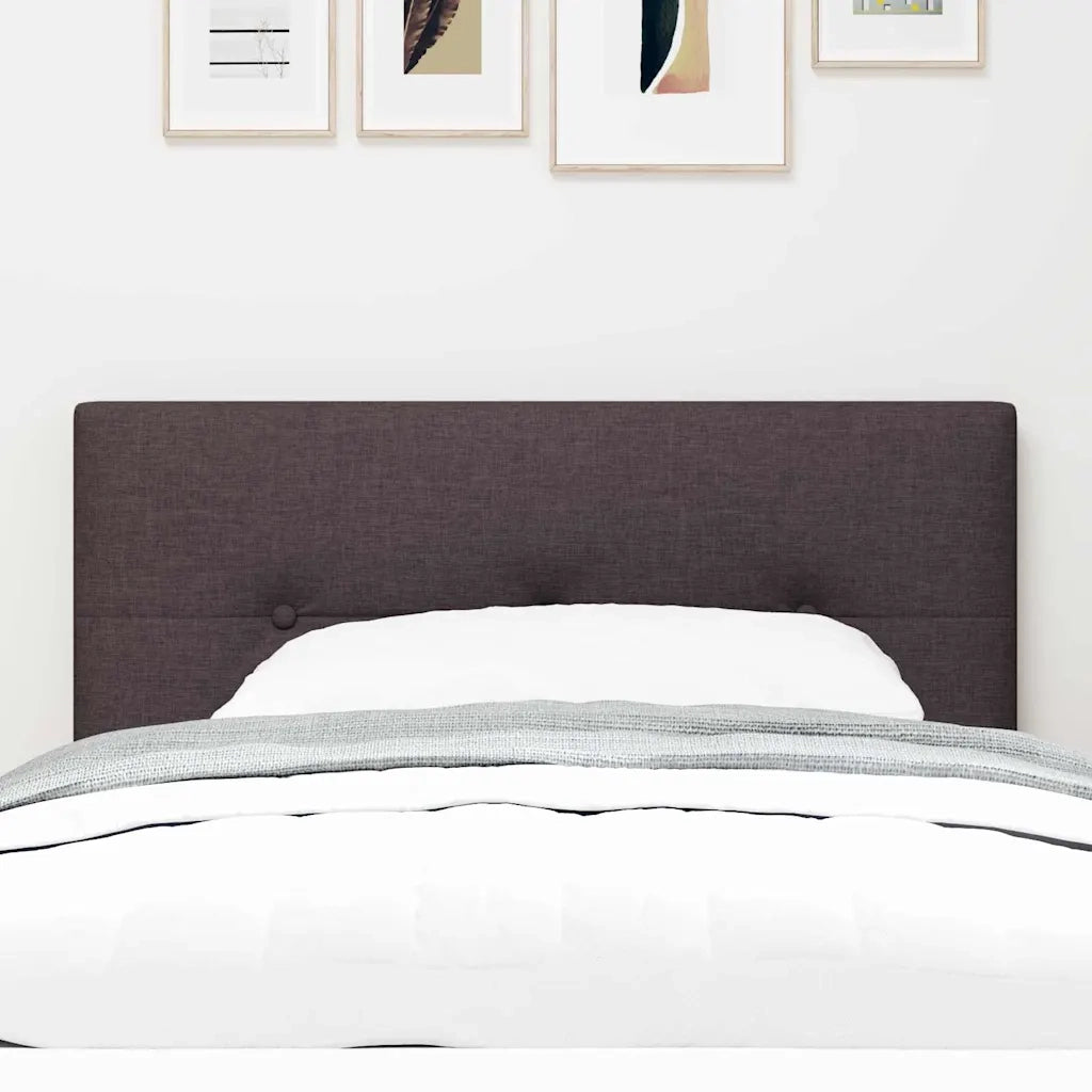 Testiera-Testata-Testiera Decorativa Marrone Scuro 90 cm Pelle Sintetica
