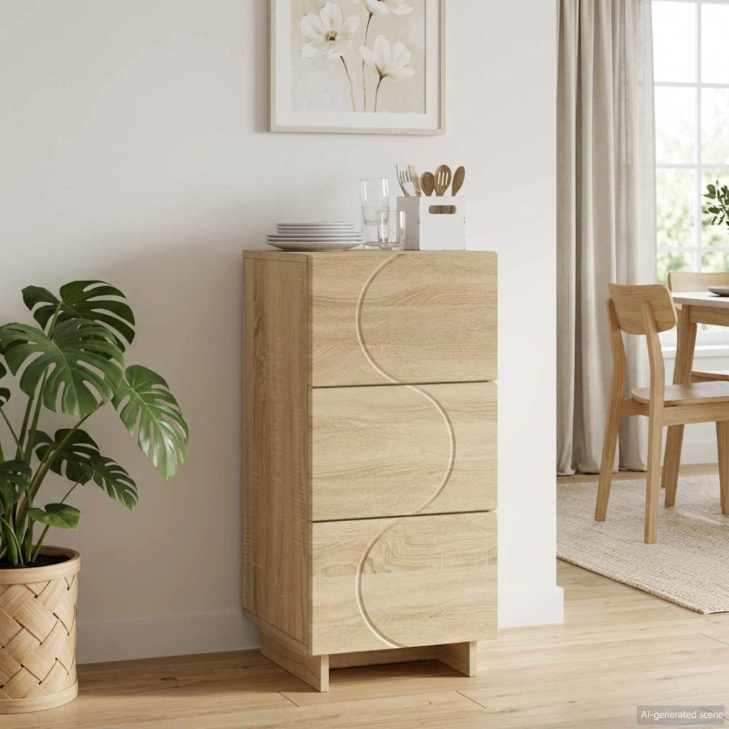 Credenza Rovere Sonoma 33,5 x 34,5 x 75 cm Legno ingegnerizzato 8011515