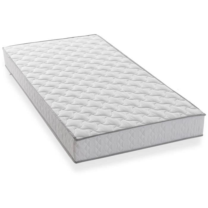 Materasso in schiuma 90 x 190 - Comfort costante - Spessore 16 cm - DEKO DREAM Kiva