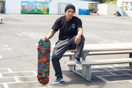 Skateboard professionista 78 x 20 cm 7 strati Canadese noce per adulti bambini ragazzi - Double Kick Board Concave Trick skateboard - colore vivace