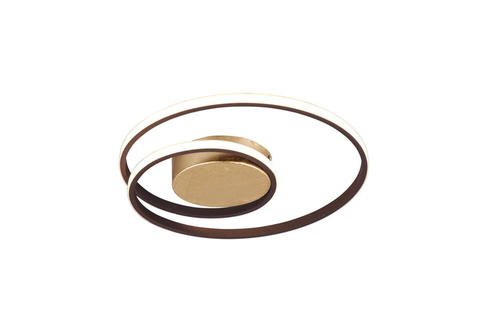 Plafoniera da Interno a LED in Metallo Ruggine