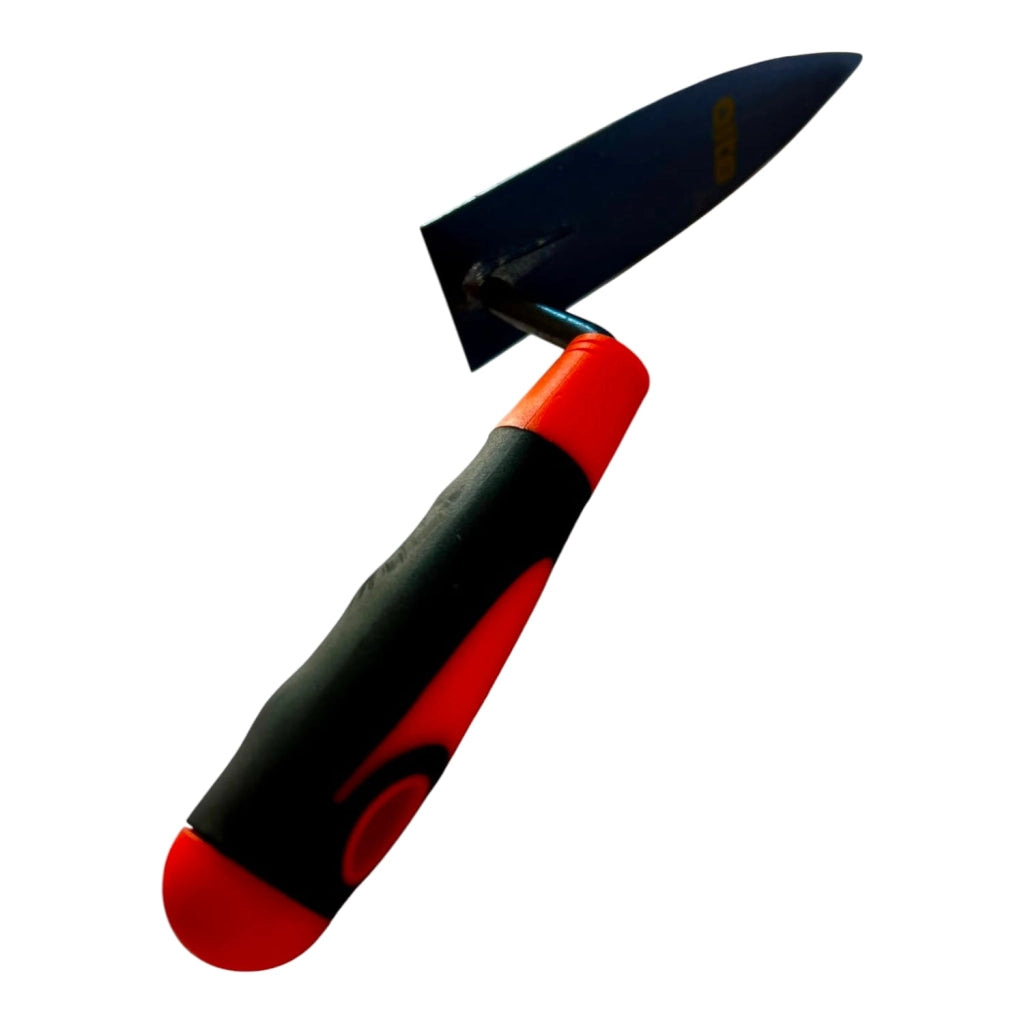 Cazzuolino a foglia ulivo con manico BI-MATERIAL 140mm