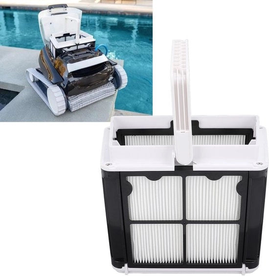 Pulitore per piscine con filtro superiore ad alta efficienza di filtrazione - sostituzione - filtro per piscine con design fine e facile pulizia