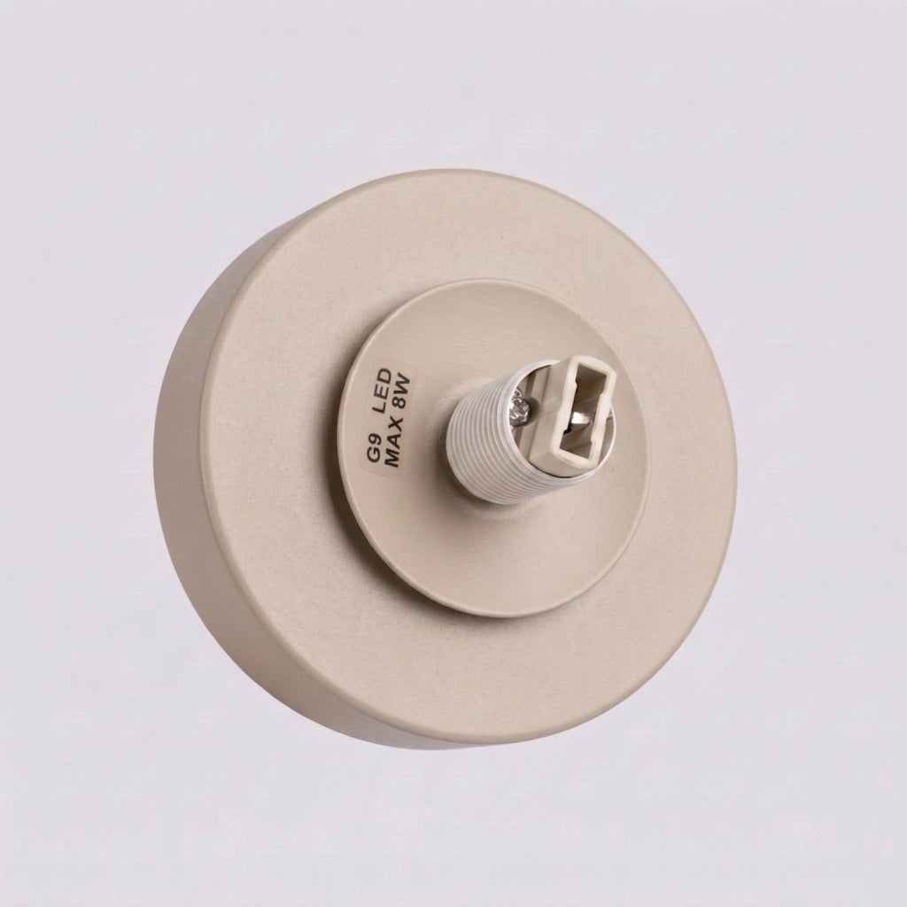 Applique YOLI 1 taupe con interruttore
