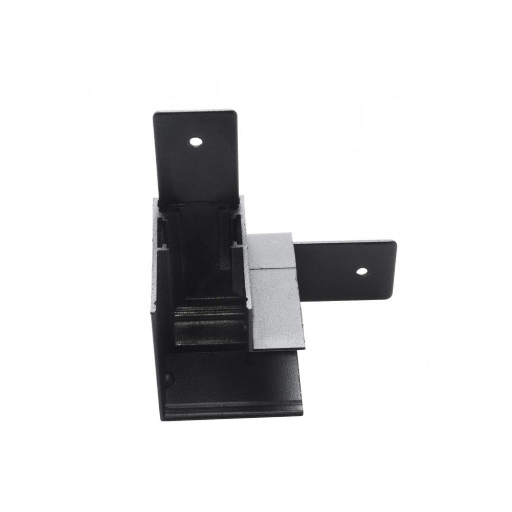 Trade Shop - Connettore Giunzione Angolare Nero Per Collegamento Binario Magnetico Da Esterno Gf-3-l -