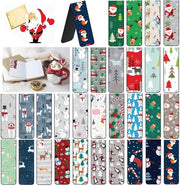 Etichette per libri magnetiche da 30 pezzi - Etichette per libri colorate - Etichette per libri natalizie - Etichette per libri da 30 pezzi - Materiale cartaceo duraturo - Sicure e resistenti - Libellini per libri