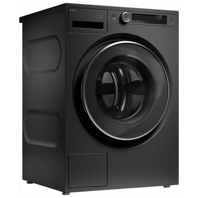 Asko W5096RG, lavatrice frontale, 9 kg, 1600 giri-min, classe A, WiFi, display touch, dosaggio automatico, grafite nero