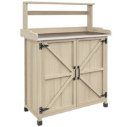 Tavolo da giardino ¨C zephmum ¨C legno naturale 90.5x41x124.5cm