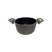 Ballarini 1009884 Lazise Casseruola in Acciaio Inossidabile 24 cm 2 L Adatta a Tutti i Piani Cottura incluso Induzione Forno color Nero