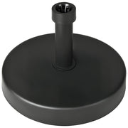 Base per Ombrellone da Giardino in Plastica PP ¨C zephmum ¨C 45x33 cm Nero