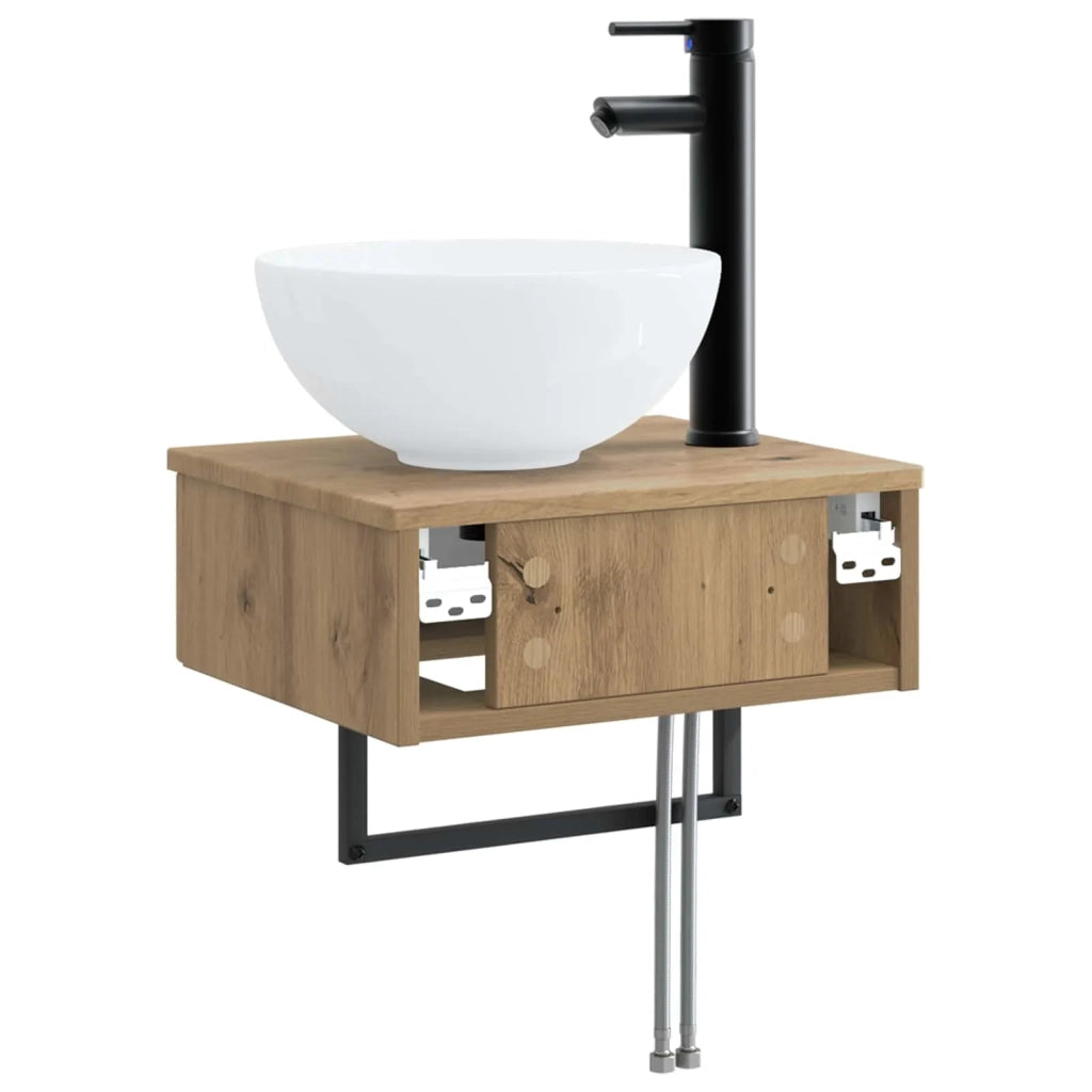 Lavabo da Parete Rovere Artigianale 40 x 35 x 39 cm