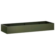 Muro di contenimento 8 pz 300 x 100 x 40 cm Acciaio Verde Oliva 3449250