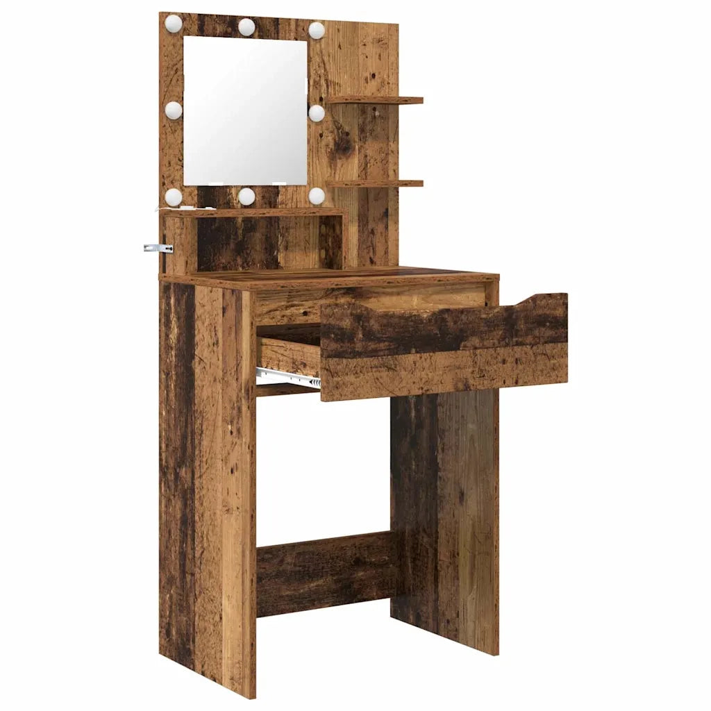 Tavoli da Trucco per Camera da Letto con cassetto Legno vecchio
