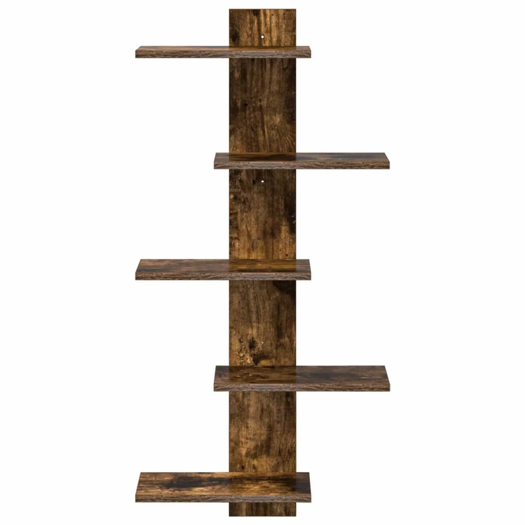 Mensola a muro flottante Rovere Fumo 48,5 x 15 x 101 cm 8012200