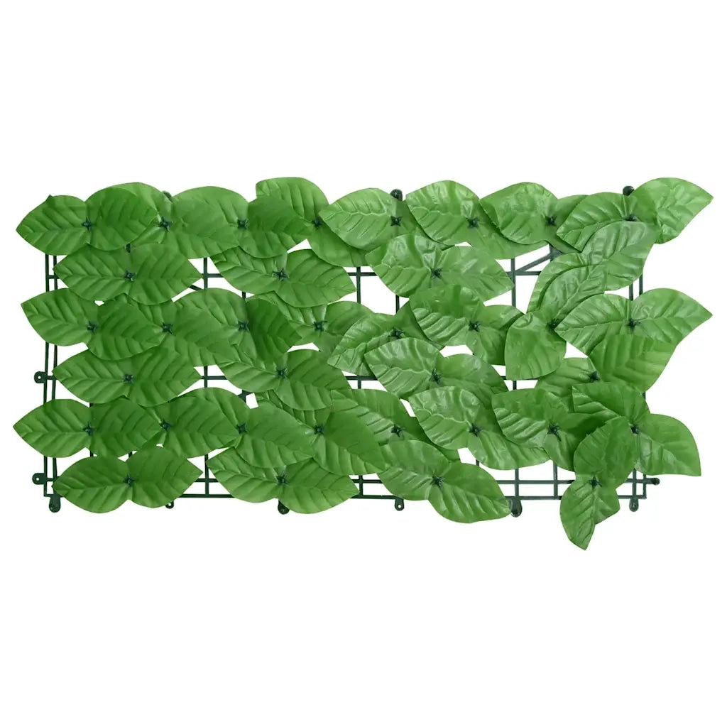 Paravento da Balcone-Pannello per balcone con Foglie Verdi 600x100 cm
