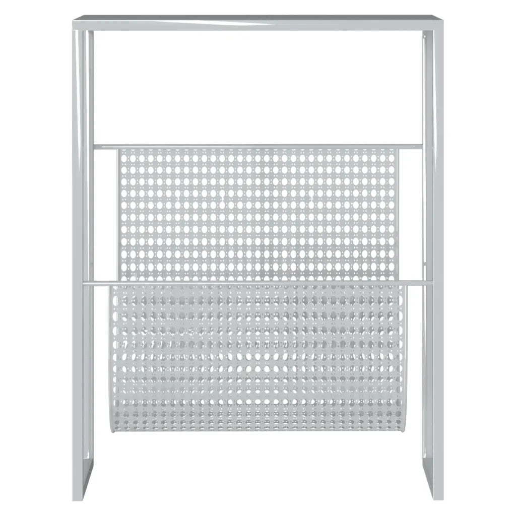 Portariviste Argento 35x15x45 cm in Acciaio CFW9720372