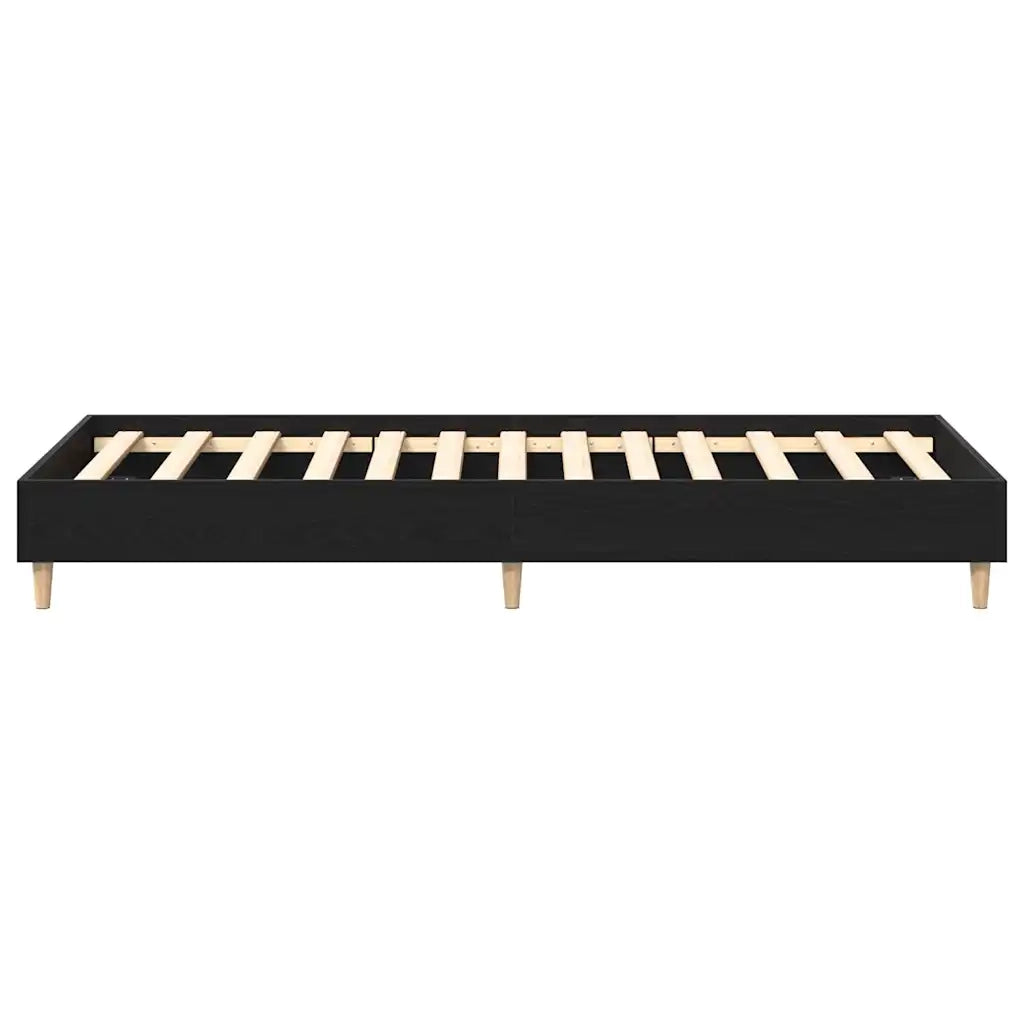 Struttura del letto Rovere Nero 193 x 78 x 25 cm 862865