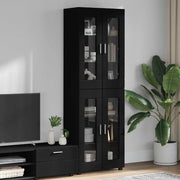 Credenza FLORIN Nero 60 x 35 x 182 cm Legno multistrato 3397905