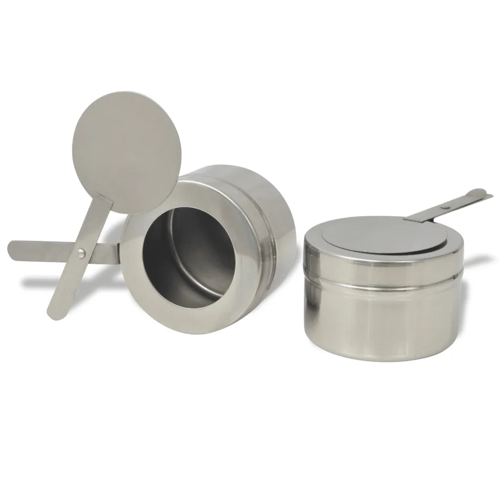 Set 4 pz Teglie Scaldavivande in Acciaio Inossidabile 50530