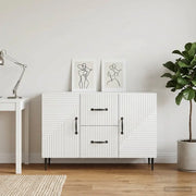 Credenza Bianco Lucido 89 x 34,5 x 60 cm Legno ingegnerizzato 894889