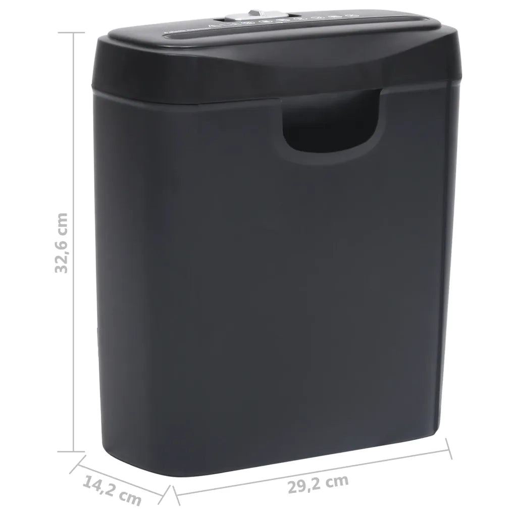 Tritadocumenti 6 Fogli Taglio a Strisce Nero CFW4470022