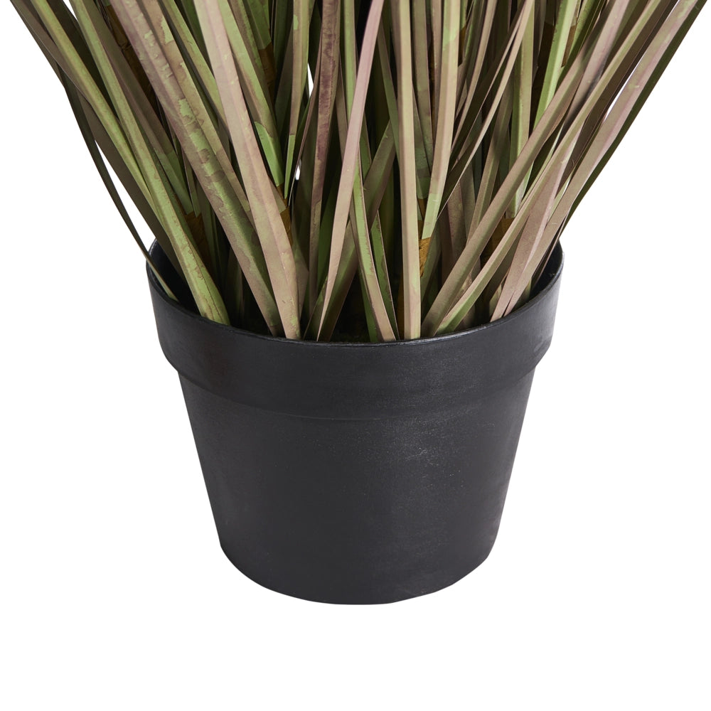 Pianta artificiale in vaso Verde e nero Materiale foglie di plastica 130 cm Accessorio decorativo per interni
