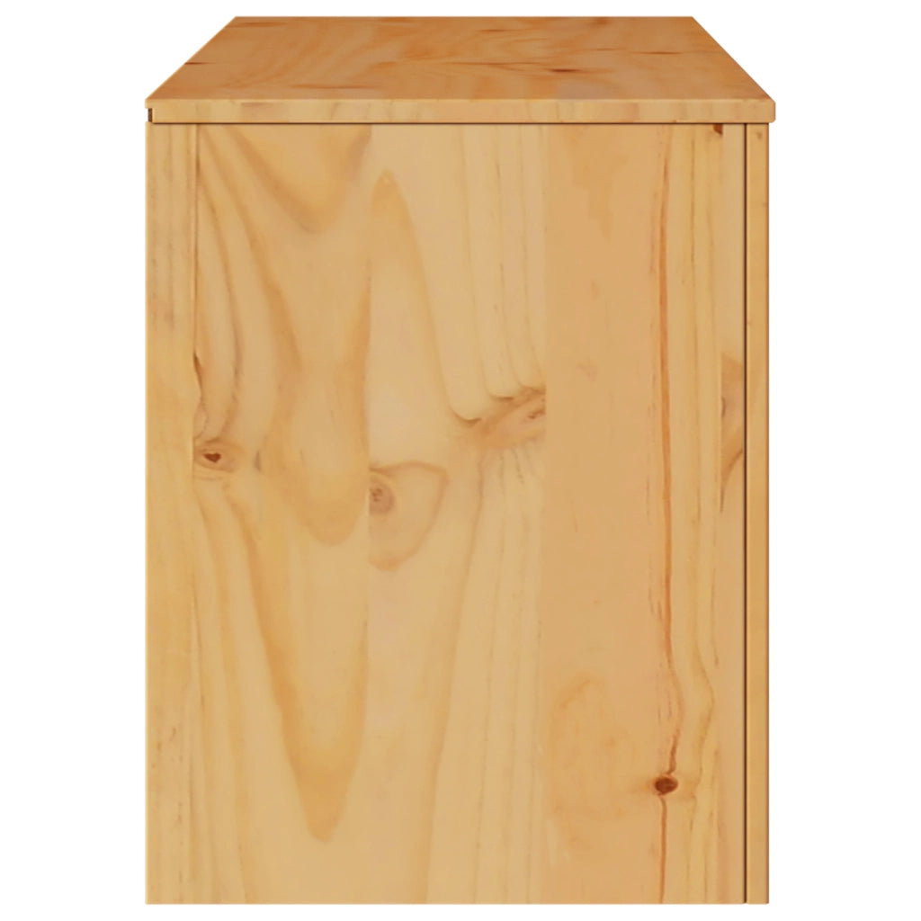 Mobile TV  "DRAMMEN" 99x43x55 cm in Legno Massello di Pino