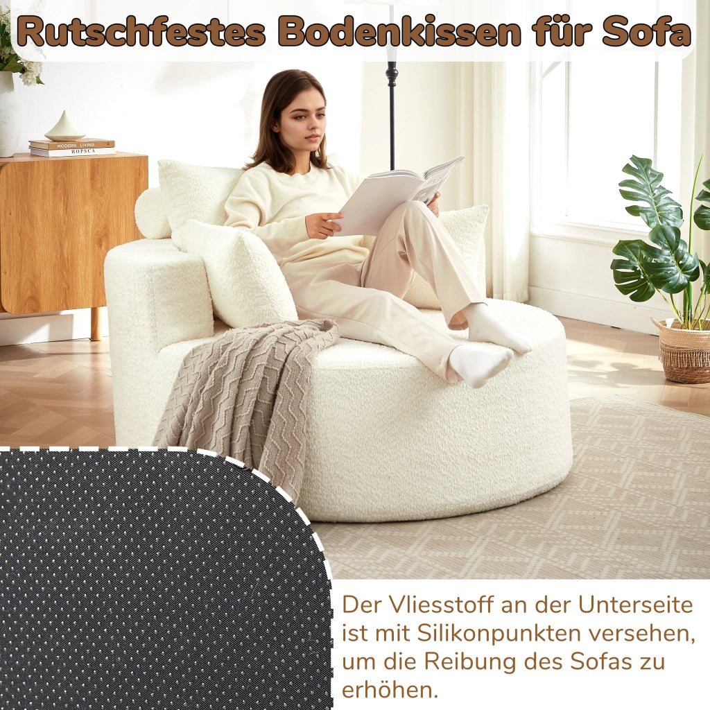 Poltrona Letto Singola Reclinabile ¨C MINIMAL ¨C Tessuto Chenille, Soggiorno
