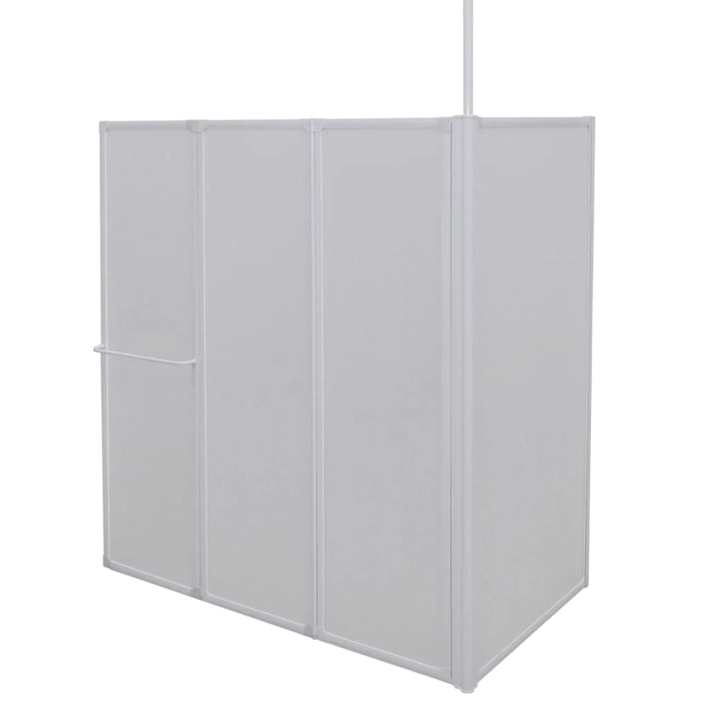 Parete vasca a L 70 x 120 x 137 cm 4 pannelli pieghevoli 02_0003745