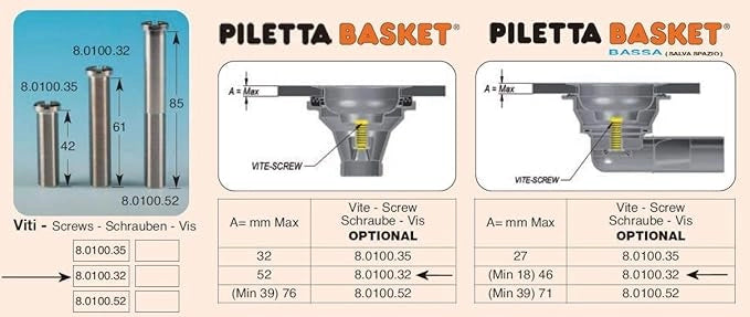 BUSSOLA M12 x 52 Metallo