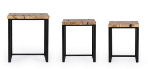 Set 3 Tavolini Elwood in Legno