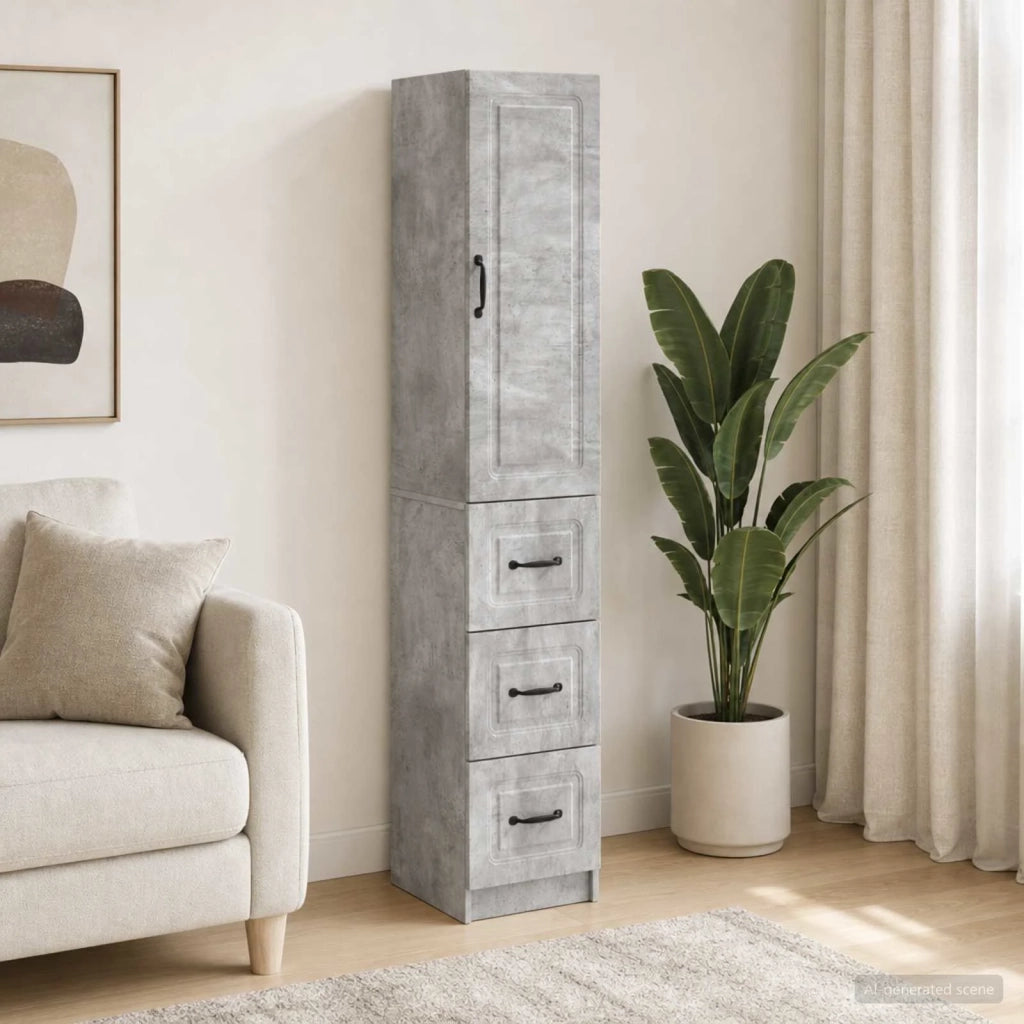 Set di armadi 2 pcs Grigio Cemento 33 x 34,5 x 87 cm 3416973