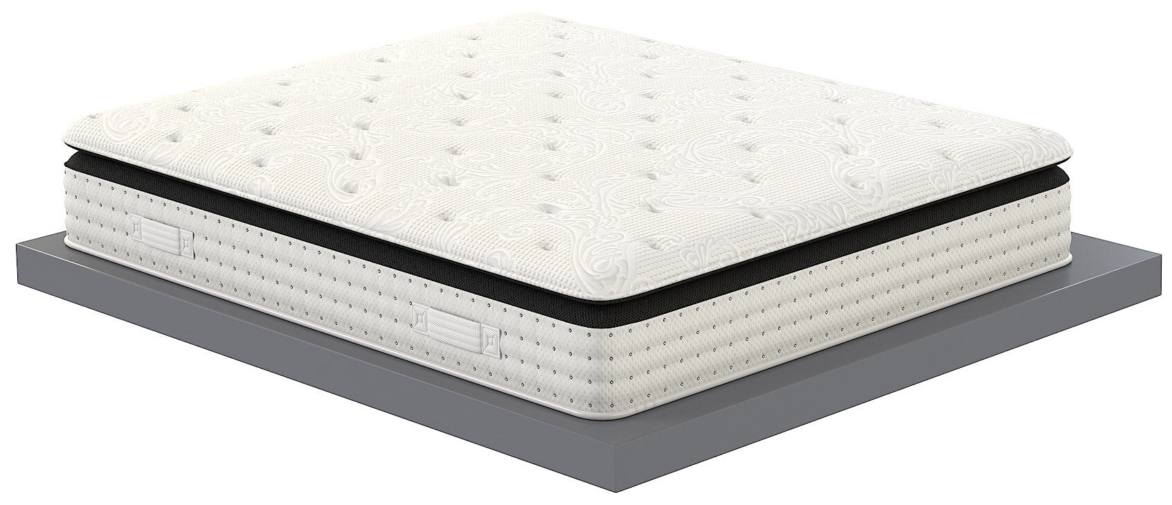 Materasso 1 Piazza e Mezzo in Memory e Molle 120x190 cm H27 Valiani Angel