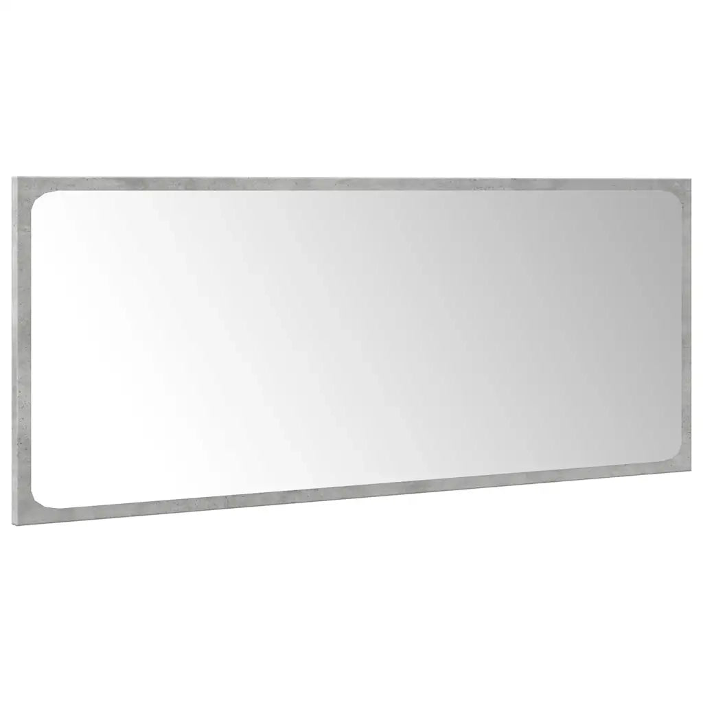 Set Mobili da Bagno 4 pz Grigio Cemento in Legno Multistrato 3324881