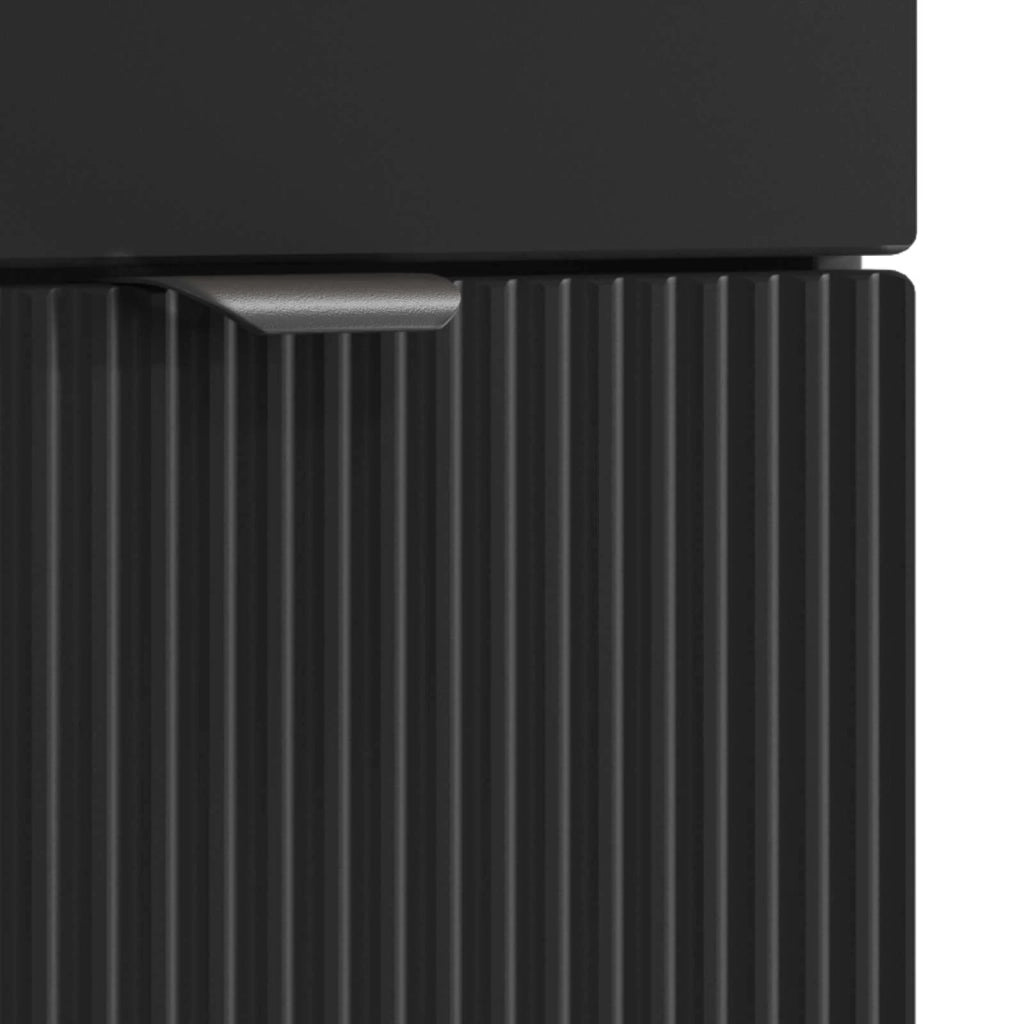 Set di mobili per il bagno Nero Legno ingegnerizzato 3404205