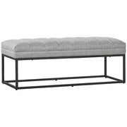 Letto imbottito con testiera ¨C Minimal ¨C rosa e nero, struttura in metallo