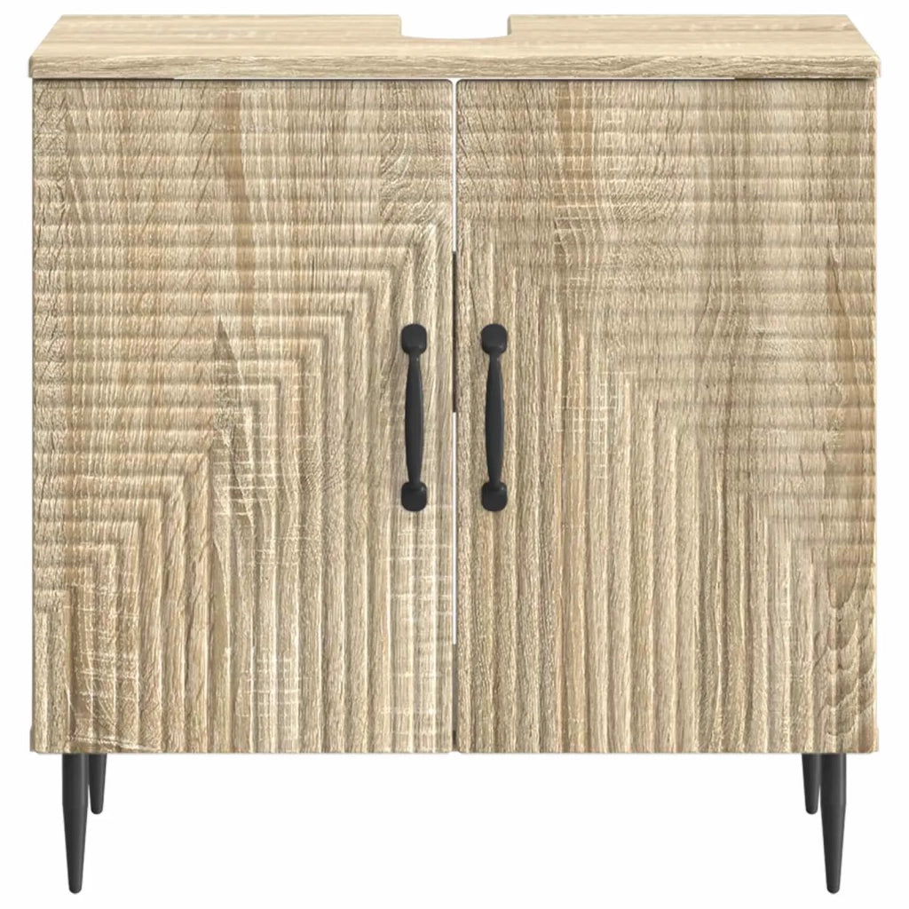 Armadio per Lavabo da Bagno HAARLEM Rovere Sonoma 896787