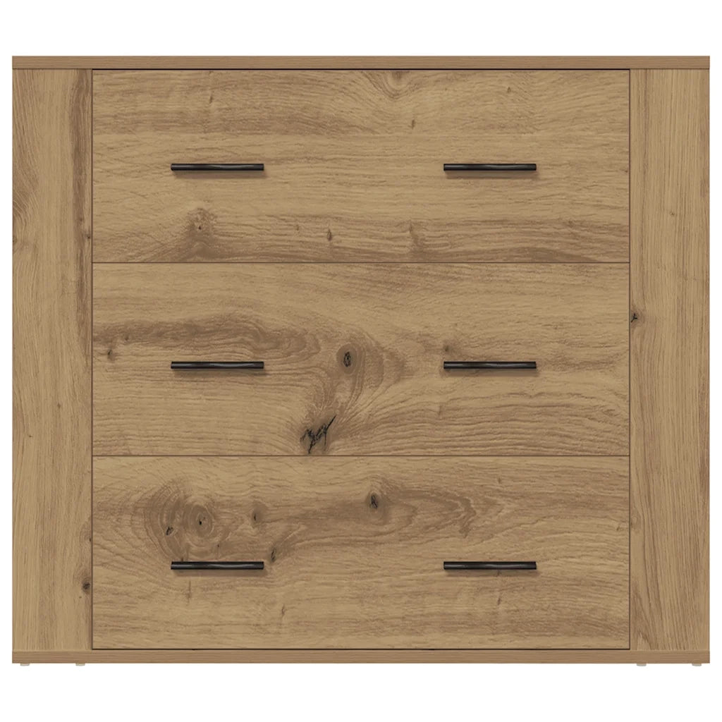 vidaXL Credenza Rovere Artigianale 80x33x70 cm in Legno Multistrato