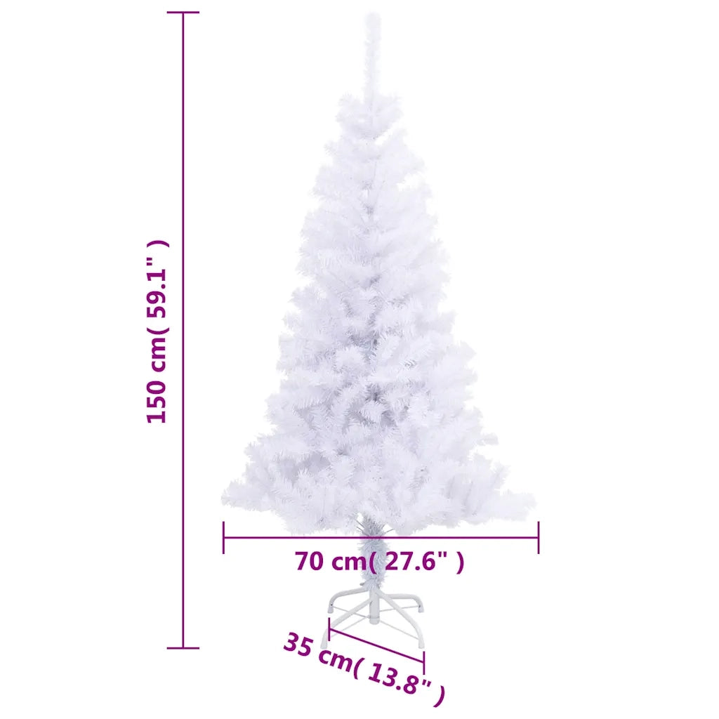 Albero di Natale Artificiale-Albero Natalizio con Supporto 150 cm 380 Rami 362548