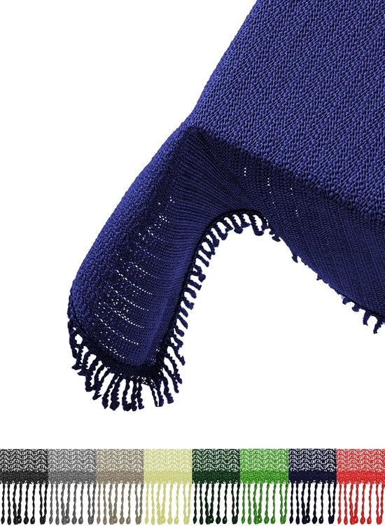 Tavolo esterno resistente alle intemperie per giardino, balcone e campeggio - Tappeto antiscivolo rettangolare, 130 x 220 cm - Blu