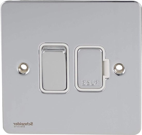Piatto Pianale Estremo 13a GU5210WPC - Laminato Cromo con Interruttore Traguardo di Sicurezza