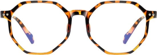 Occhiali da lettura senza filtro blu per computer e schermi TV - Unisex - Translucido - Con cinturino - Occhiali per schermi - Per ridurre la fatica agli occhi - Adatto per computer e TV