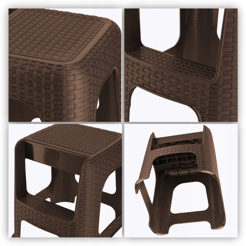 Sgabello da cucina KADAX, robusto, antiscivolo, portata 160 kg.