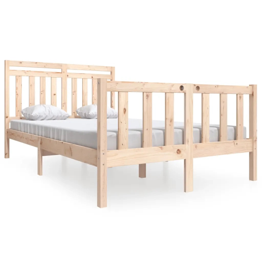 Giroletto-Struttura Letto 135x190 cm Double in legno Massello 532201